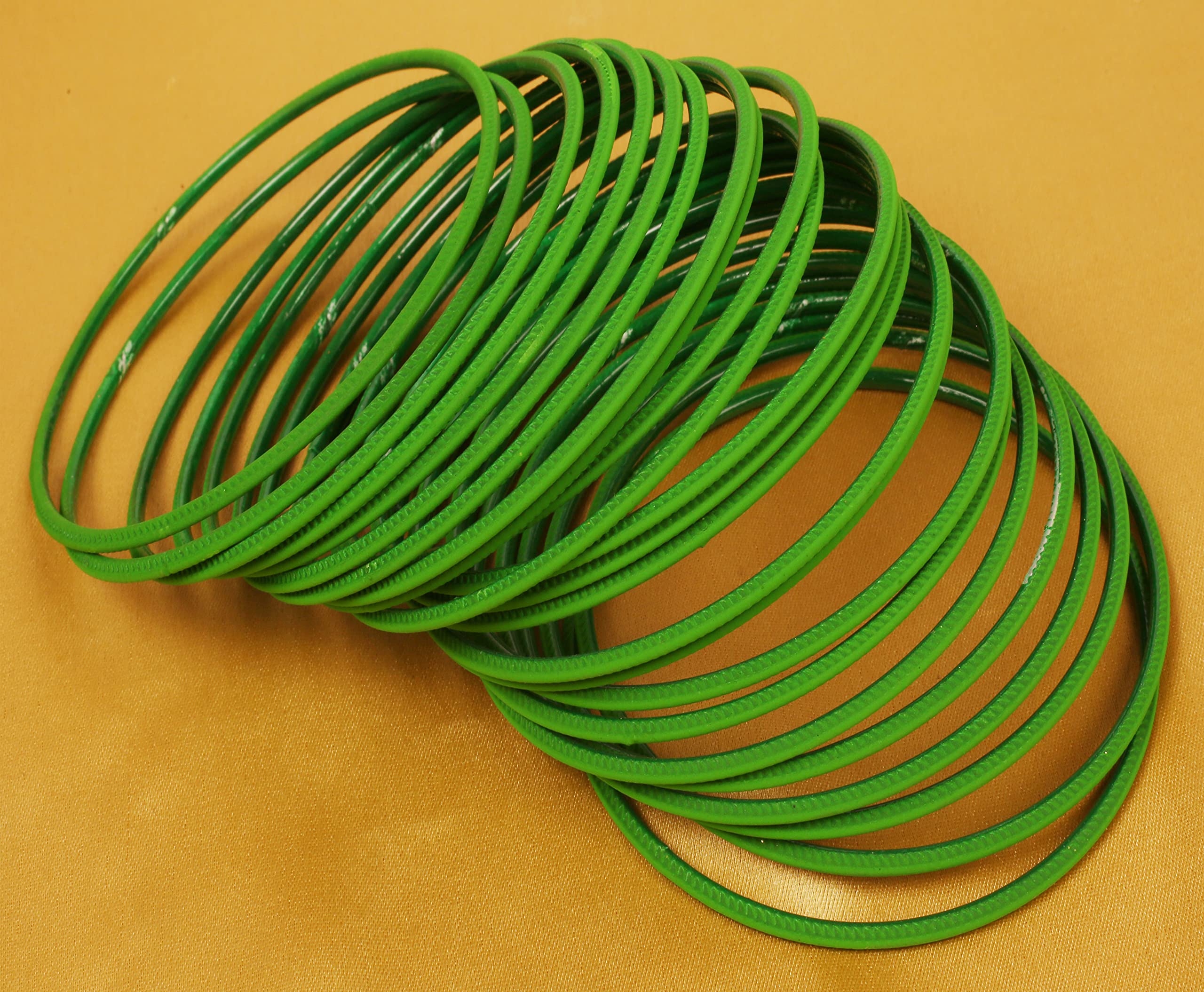 Touchstone "Colorful Bangle Collection Indian Bollywood Exclusive Colors Designer Jewelry Special Extra Large Size Bangle Bracelets. Set of 24 for Women. - Image 3