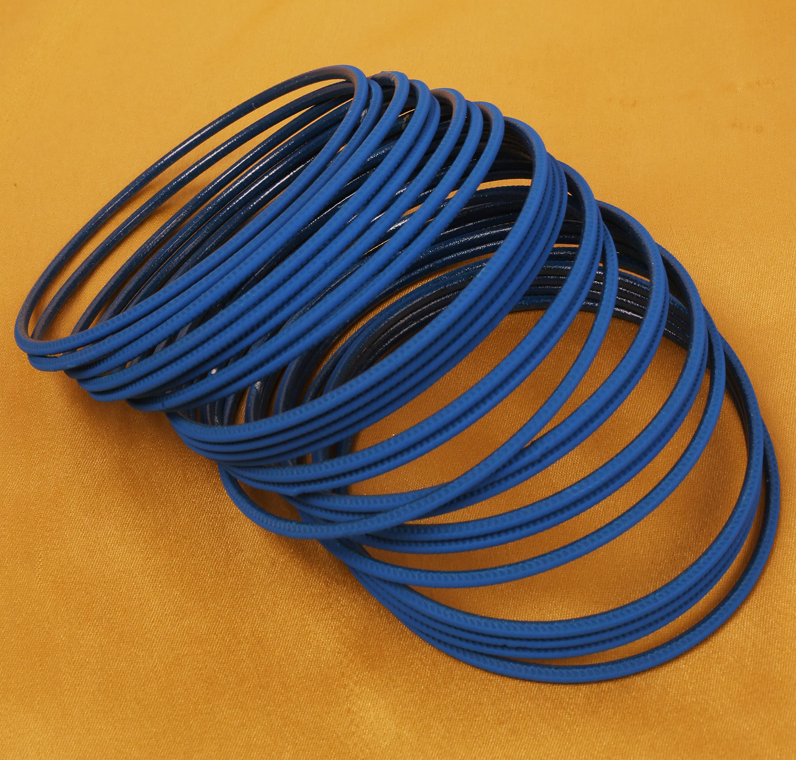 Touchstone "Colorful Bangle Collection Indian Bollywood Exclusive Colors Designer Jewelry Special Extra Large Size Bangle Bracelets. Set of 24 for Women. - Image 3