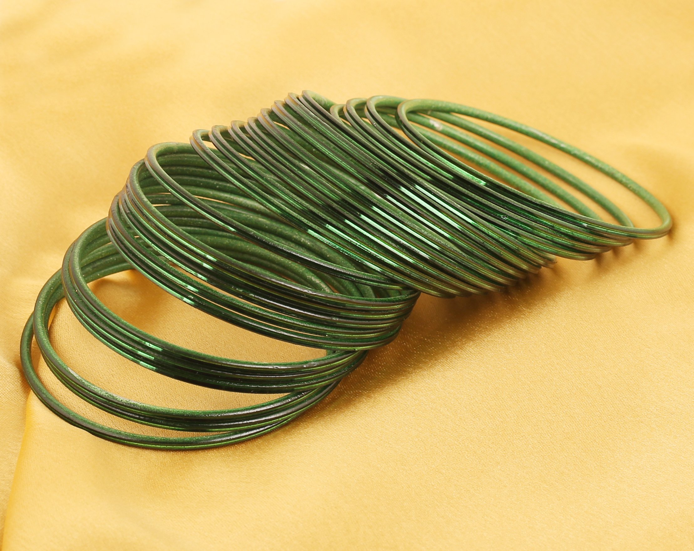 Touchstone "Colorful Bangle Collection Indian Bollywood Modern Style Pretty Textured Color Wrist Filler Thin Designer Jewelry Metal Bangle Bracelets For Women - Image 3