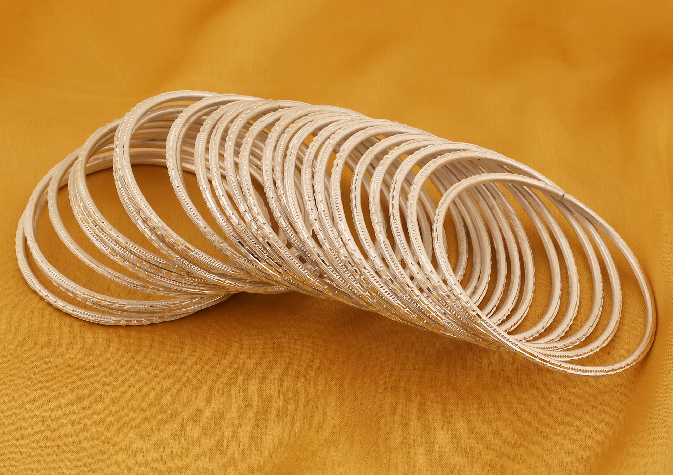 Touchstone "Colorful Bangle Collection Indian Bollywood Modern Style Pretty Textured Color Wrist Filler Thin Designer Jewelry Metal Bangle Bracelets For Women - Image 3