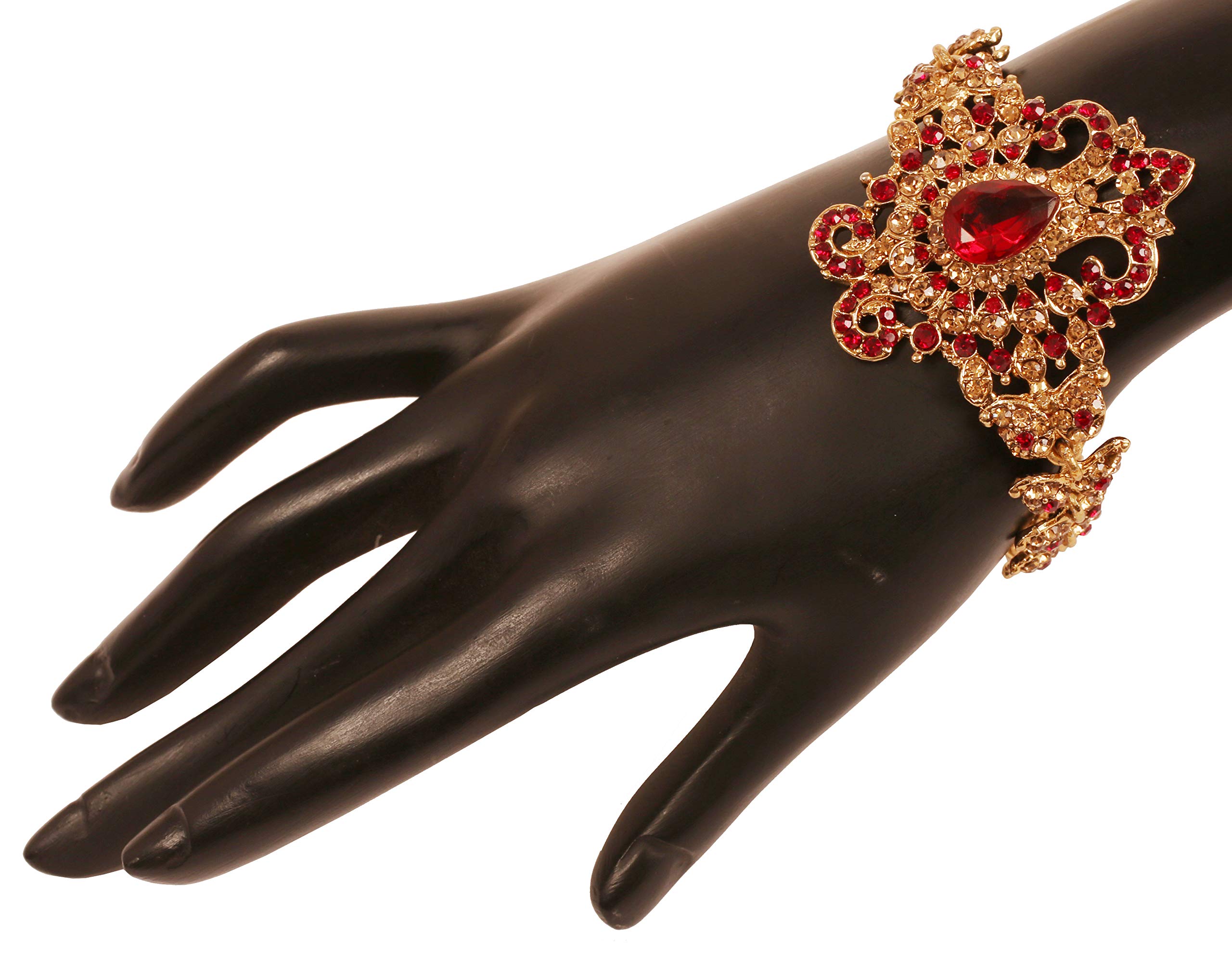 Touchstone Gold Plated Chain Bracelets Trendy Dainty Stackable Satellite Snake Box Paperclip Rolo Herringbone Dainty Vintage for Women - Image 3