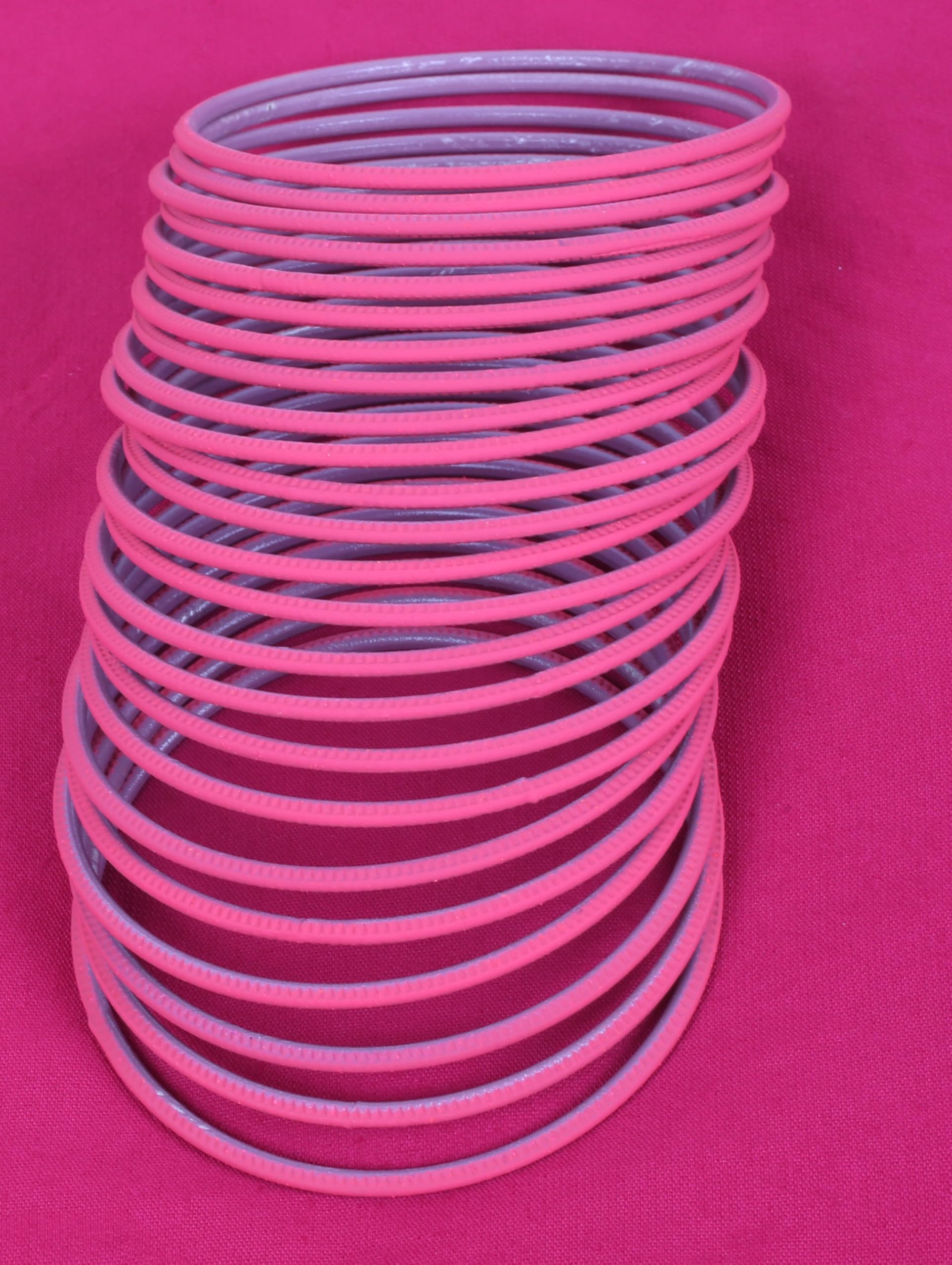 Touchstone Indian Bollywood Pastel Color Bangle Collection Beautifully Handcrafted Western Choice Designer Jewelry Bracelets Bangles. Set of 24. - Image 3