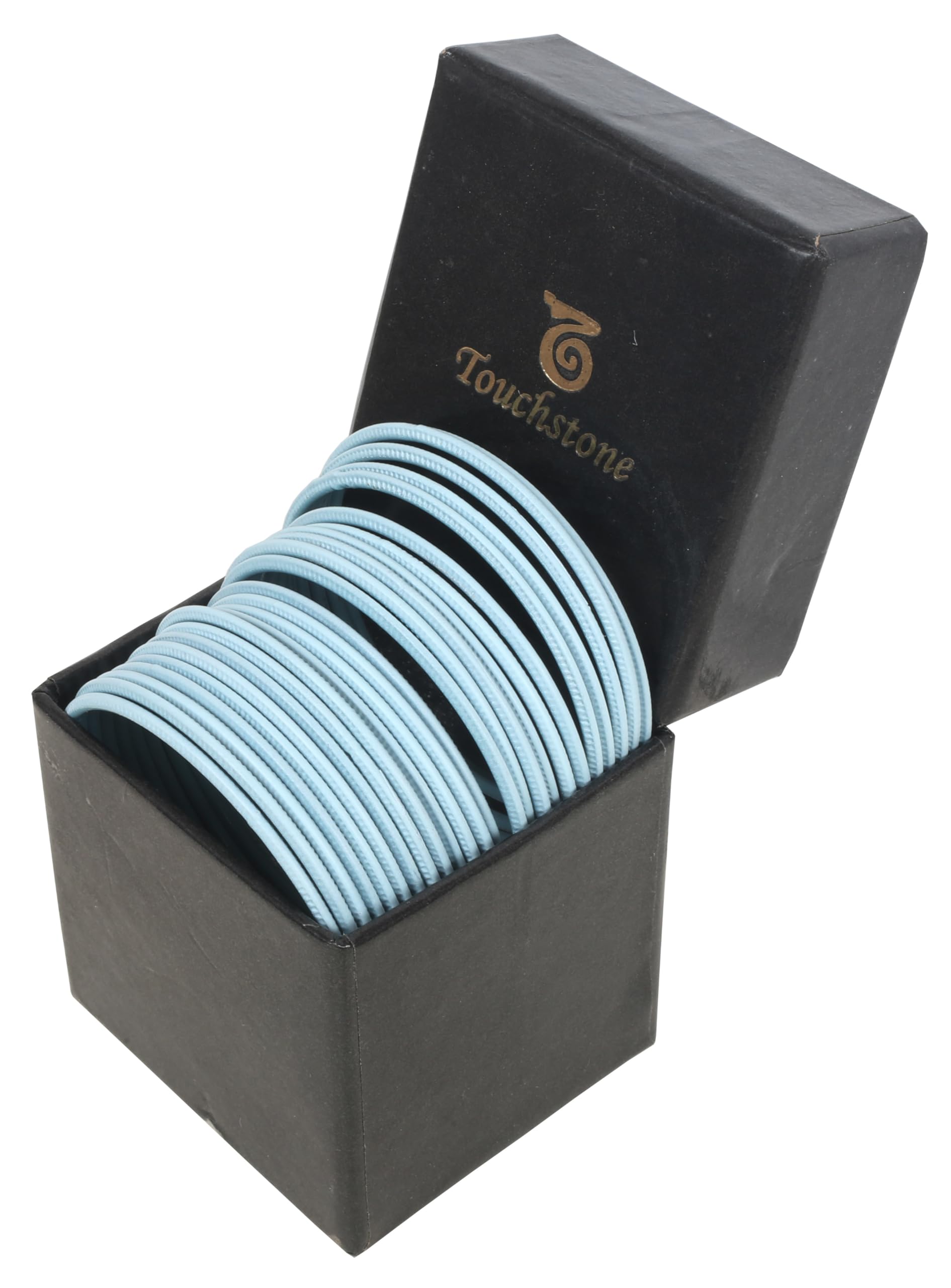 Touchstone Indian Bollywood Pastel Color Bangle Collection Beautifully Handcrafted Western Choice Designer Jewelry Bracelets Bangles. Set of 24. - Image 5